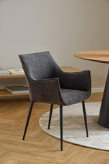 Lismore Eetkamerstoel - Set Van 2 - Donkergrijs - Eetkamerstoelen - Rebellenclub