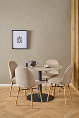 Lolo Eetkamerstoel - Set Van 2 - Beige - Eetkamerstoelen - Rebellenclub