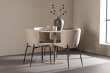 Lora Eetkamertafel - ⌀110 cm - Beige - - Rebellenclub