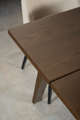 Mala Eetkamertafel - 200 x 95 cm - Donker Eiken - Eetkamertafels - Rebellenclub