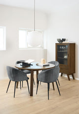 Mala Vitrinekast - Donker Eiken - Vitrinekasten - Rebellenclub