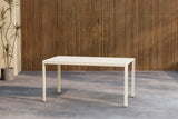 Minosa Tuintafel - 150 x 85 cm - Beige - Rechthoekige Tuintafels - Rebellenclub