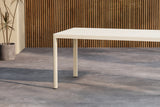 Minosa Tuintafel - 150 x 85 cm - Beige - Rechthoekige Tuintafels - Rebellenclub