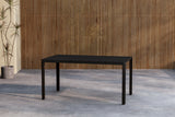Minosa Tuintafel - 150 x 85 cm - Zwart - Rechthoekige Tuintafels - Rebellenclub