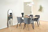Morrey Eetkamerstoel - Set Van 2 - Antraciet - Eetkamerstoelen - Rebellenclub