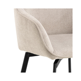 Morrey Eetkamerstoel - Set Van 2 - Beige - Eetkamerstoelen - Rebellenclub