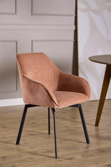 Morrey Eetkamerstoel - Set van 2 - Roze - Eetkamerstoelen - Rebellenclub