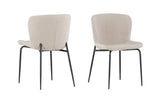 Eetkamerstoel Drammen - Beige - Set van 2 - Eetkamerstoelen - Rebellenclub