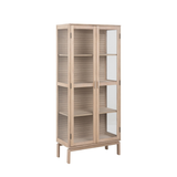 Nampa Vitrinekast - Licht Eiken - Vitrinekasten - Rebellenclub