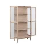 Nampa Vitrinekast - Licht Eiken - Vitrinekasten - Rebellenclub