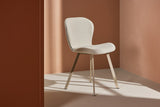 Nesna Eetkamerstoel - Set van 2 - Beige met beige poten - Eetkamerstoelen - Rebellenclub