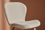 Nesna Eetkamerstoel - Set van 2 - Beige met beige poten - Eetkamerstoelen - Rebellenclub