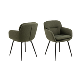 Nevis Eetkamerstoel - Olijfgroen - Eetkamerstoelen - Rebellenclub