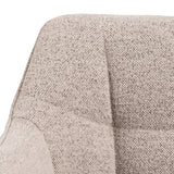 Nivala Eetkamerstoel - Set van 2 - Beige met Mat Zwarte Poten - Eetkamerstoelen - Rebellenclub