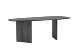 Norrtalje Eetkamertafel - 220 x 100 cm - Zwart - Eetkamertafels - Rebellenclub