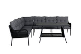 Nunk Hoekloungeset - Zwart - Loungesets - Rebellenclub