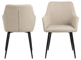 Ondara Eetkamerstoel - Set van 2 - Beige - Eetkamerstoelen - Rebellenclub