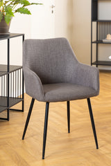 Ondara Eetkamerstoel - Set van 2 - Lichtgrijs - Eetkamerstoelen - Rebellenclub