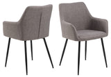 Ondara Eetkamerstoel - Set van 2 - Lichtgrijs - Eetkamerstoelen - Rebellenclub
