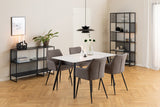 Ondara Eetkamerstoel - Set van 2 - Lichtgrijs - Eetkamerstoelen - Rebellenclub