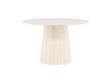 Oulu Eetkamertafel - ø120 cm - Whitewash - Eetkamertafels - Rebellenclub