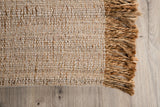 Palermo Vloerkleed - 400 x 300 cm - Naturel Jute - Vloerkleden - Rebellenclub
