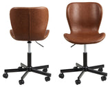 Pescara Bureaustoel - Bruin Letherlook - Bureaustoelen - Rebellenclub