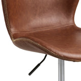 Pescara Bureaustoel - Bruin Letherlook - Bureaustoelen - Rebellenclub