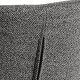 Pescara Eetkamerstoel - Set van 2 - Antraciet Bouclé met Mat Zwart Frame - Eetkamerstoelen - Rebellenclub