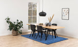 Pescara Eetkamerstoel - Set van 2 - Letherlook zwart - Eetkamerstoelen - Rebellenclub