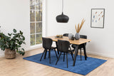 Pescara Eetkamerstoel - Set van 2 - Letherlook zwart - Eetkamerstoelen - Rebellenclub