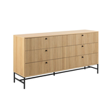Risley Ladekast - 158 x 80 cm - Licht Eiken - Dressoirs - Rebellenclub