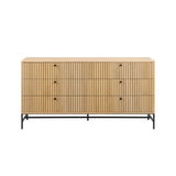 Risley Ladekast - 158 x 80 cm - Licht Eiken - Dressoirs - Rebellenclub