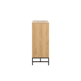 Risley Ladekast - 81 x 100 cm - Licht Eiken - Dressoirs - Rebellenclub