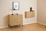 Risley Ladekast - 81 x 80 cm - Licht Eiken - Dressoirs - Rebellenclub