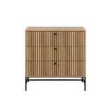 Risley Ladekast - 81 x 80 cm - Licht Eiken - Dressoirs - Rebellenclub