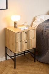 Risley Nachtkastje - Licht Eiken - Nachtkastjes - Rebellenclub