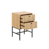 Risley Nachtkastje - Licht Eiken - Nachtkastjes - Rebellenclub