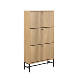 Risley Schoenenkast - 72 x 140 cm - Licht Eiken - Schoenenkast - Rebellenclub