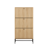 Risley Schoenenkast - 72 x 140 cm - Licht Eiken - Schoenenkast - Rebellenclub