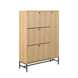 Risley Schoenenkast - 99 x 140 cm - Licht Eiken - Schoenenkast - Rebellenclub