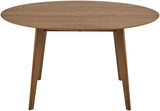 Roskilde Eetkamertafel - ø140 cm - Walnoot - Eetkamertafels - Rebellenclub