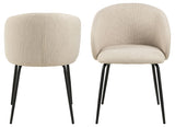 Rylin Eetkamerstoel - Set van 2 - Beige - Eetkamerstoelen - Rebellenclub