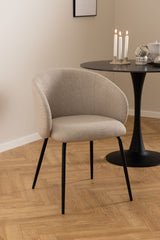 Rylin Eetkamerstoel - Set van 2 - Beige - Eetkamerstoelen - Rebellenclub