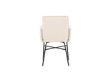 Sesto Eetkamerstoel - Beige Velours - Eetkamerstoelen - Rebellenclub