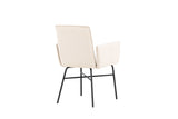 Sesto Eetkamerstoel - Beige Velours - Eetkamerstoelen - Rebellenclub