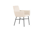 Sesto Eetkamerstoel - Beige Velours - Eetkamerstoelen - Rebellenclub