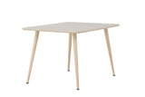 Skive Kinder Eetkamertafel - 80 x 60 cm - Wit Gelakt - Kindertafels - Rebellenclub