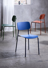 Strom Eetkamerstoel - Set van 4 - Blauw - Eetkamerstoelen - Rebellenclub