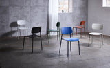Strom Eetkamerstoel - Set van 4 - Blauw - Eetkamerstoelen - Rebellenclub